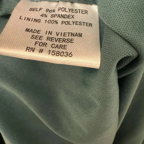 Hannah Dress Crepe Sea Glass Birdy Grey Bridesmaid Dress Like New Size S - Picture 10 of 14